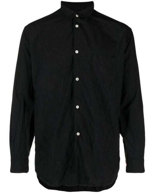 Comme Des Garçons zip-embellished long-sleeve shirt