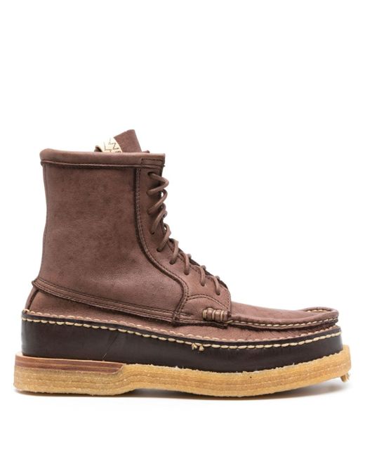 Visvim Cheekag-Folk lace-up leather boots
