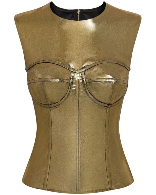 Dolce & Gabbana metallic sleeveless top