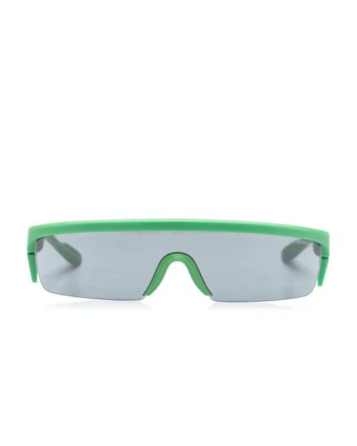 Emporio Armani rectangle-frame interchangeable-lenses sunglasses