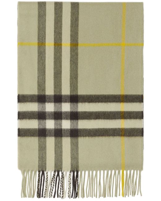 Burberry checked scarf