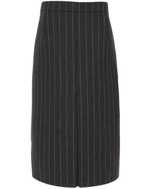 Saint Laurent pinstriped pencil skirt