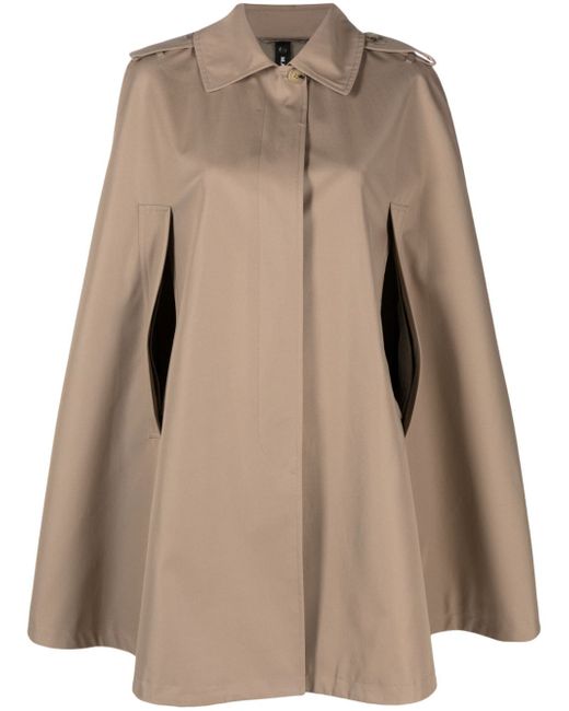 Mackintosh Halleigh cotton cape coat
