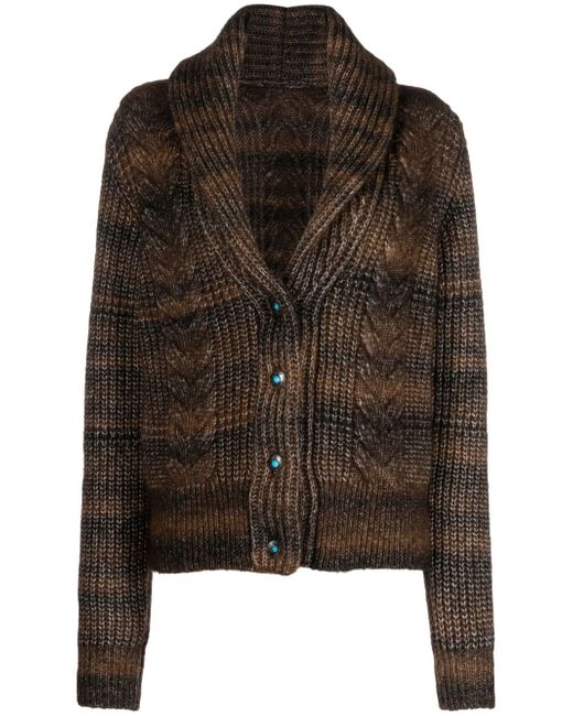 Fortela Lexi cable-knit cardigan