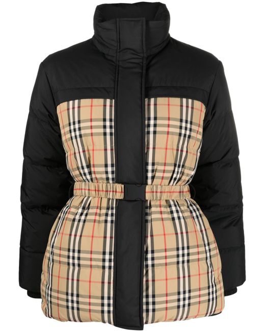 Burberry reversible plaid-check puffer jacket