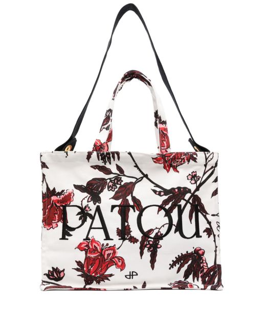 Patou large floral-print tote bag