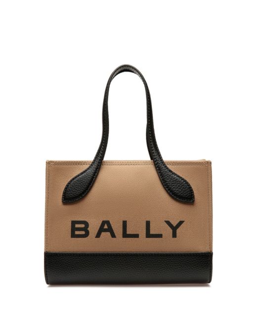 Bally Bar Keep On logo-print tote