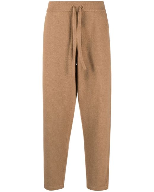 Roberto Collina wool-blend knitted track pants