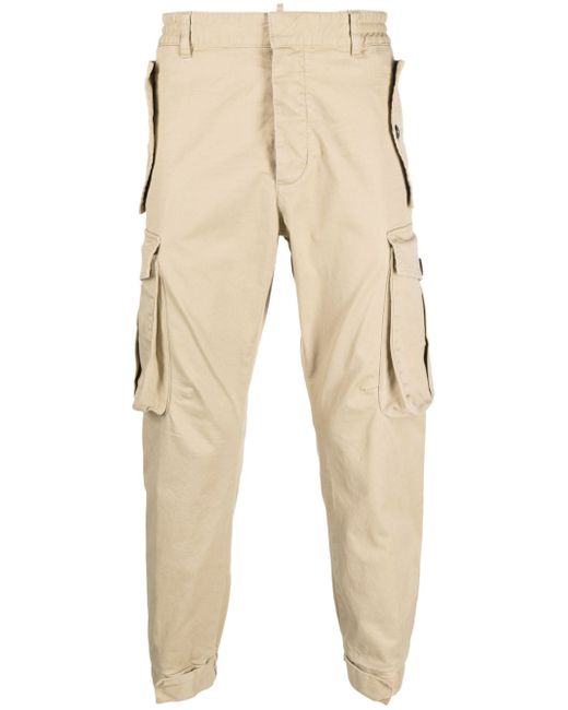 Dsquared2 drop-crotch cropped cargo trousers