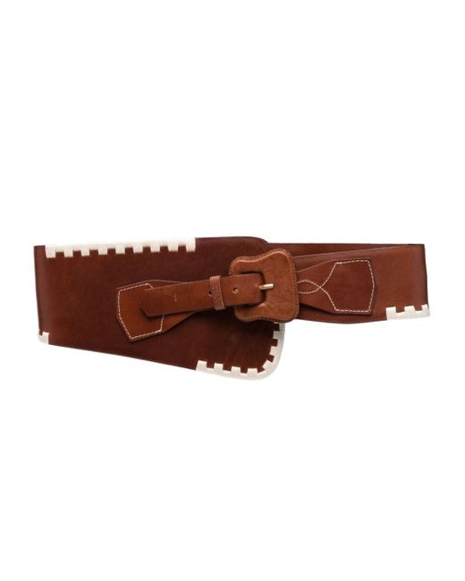Johanna Ortiz buckle-fastening leather belt