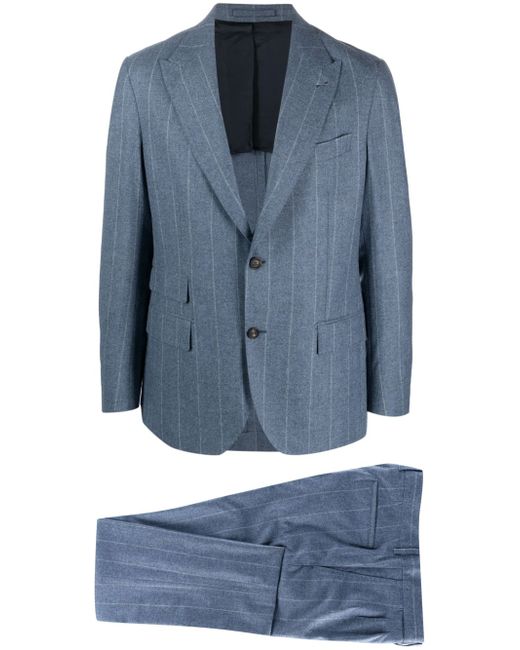 Eleventy pinstripe-print single-breasted suit