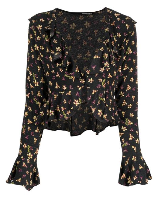 Rotate Birger Christensen floral-print blouse