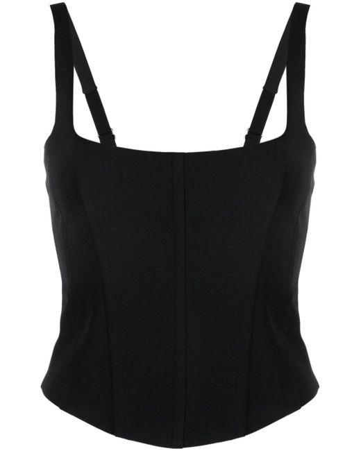 Patrizia Pepe fly-detail bustier top