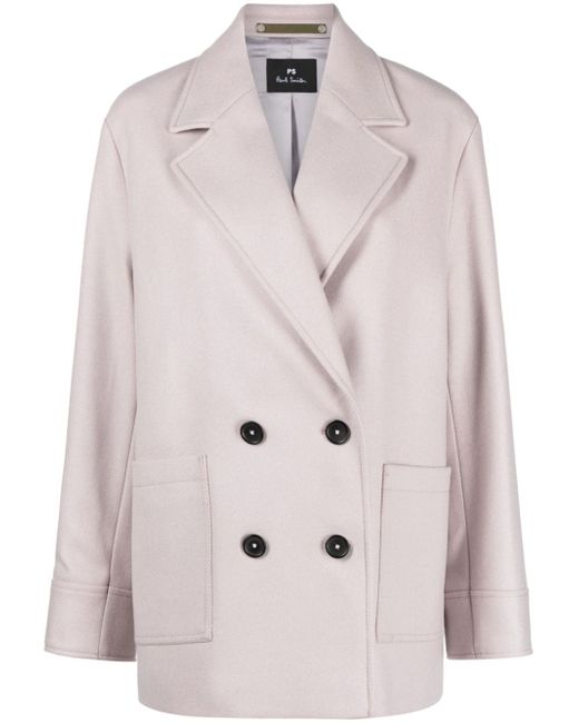 PS Paul Smith double-breasted wool-blend coat
