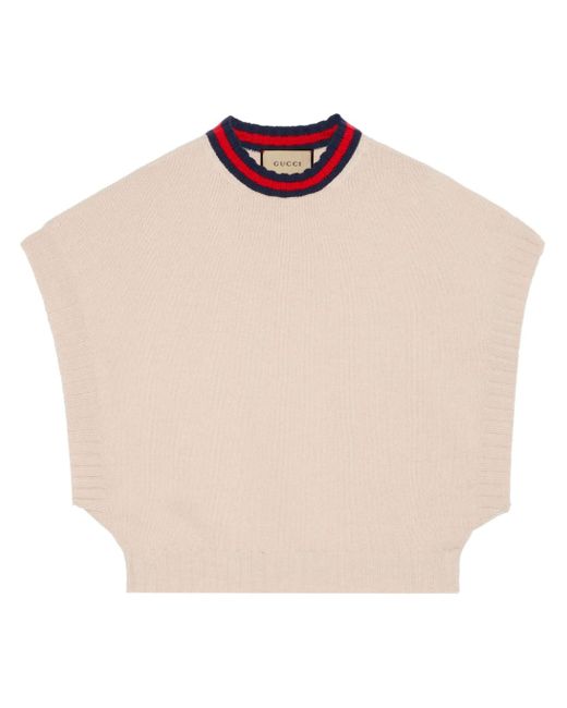 Gucci Interlocking G-logo sleeveless wool jumper