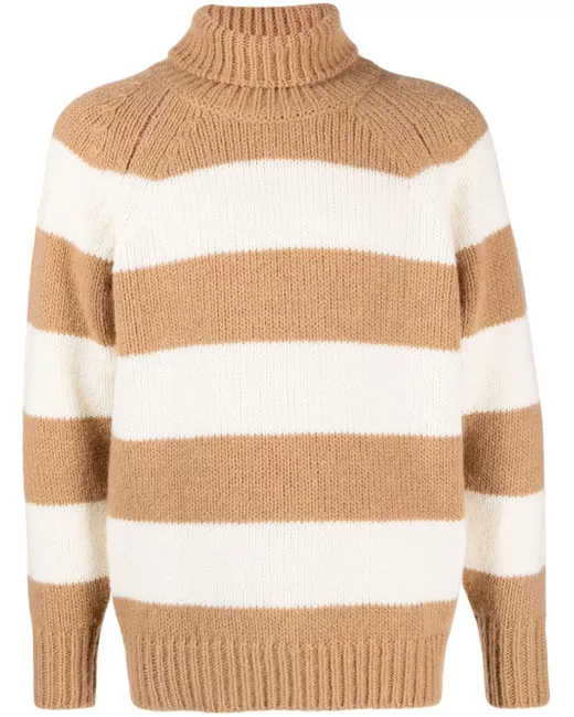 PT Torino striped wool-blend jumper