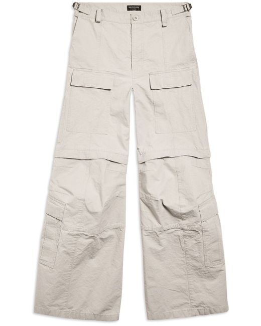 Balenciaga wide-leg cargo trousers
