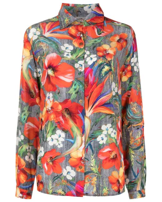 Amir Slama floral-print shirt