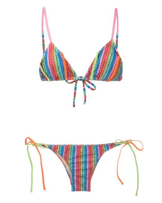 Amir Slama braided-pattern bikini set