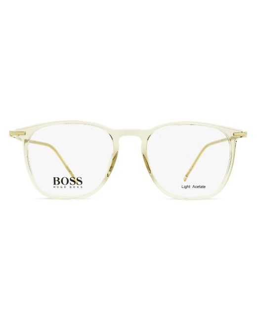 Boss transparent pantos-frame glasses