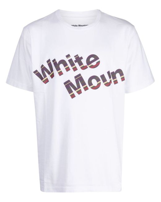 White Mountaineering logo-printed T-shirt
