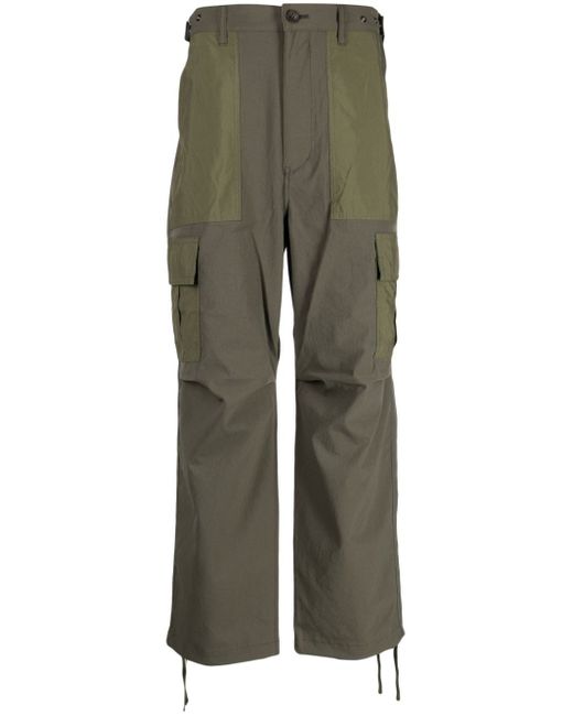 White Mountaineering high-waist straight-leg trousers