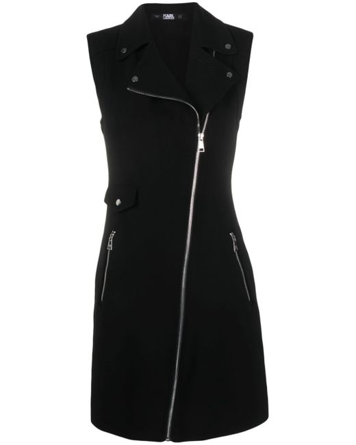 Karl Lagerfeld Biker sleeveless minidress