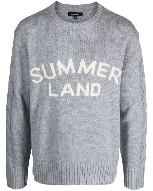 Nahmias Summerland intarsia-knit jumper