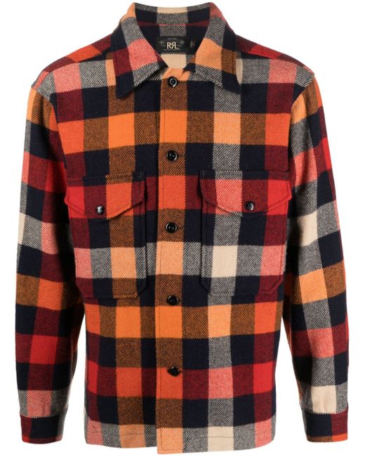 Ralph Lauren Rrl checked flannel shirt
