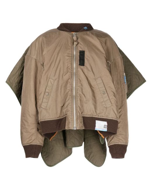 Maison Mihara Yasuhiro layered bomber jacket