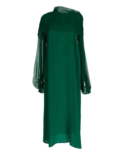 For Restless Sleepers draped maxi dress