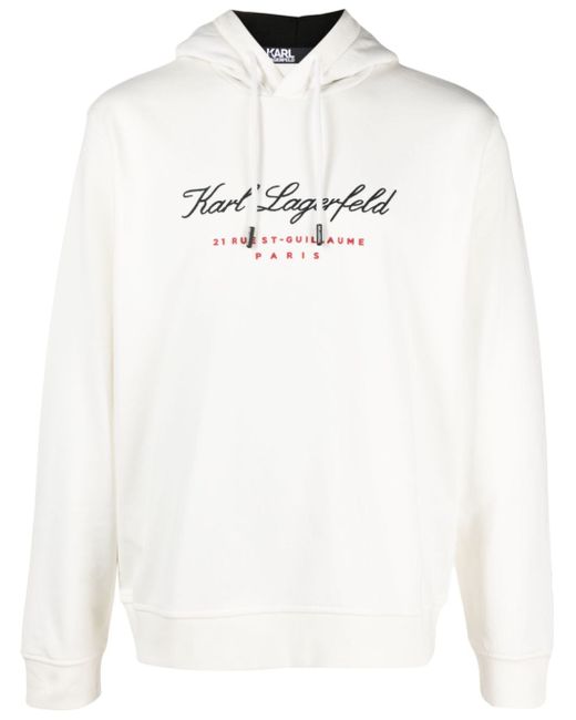 Karl Lagerfeld Hotel Karl drawstring hoodie