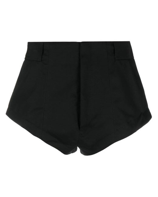 Gauge81 high-waisted cotton shorts