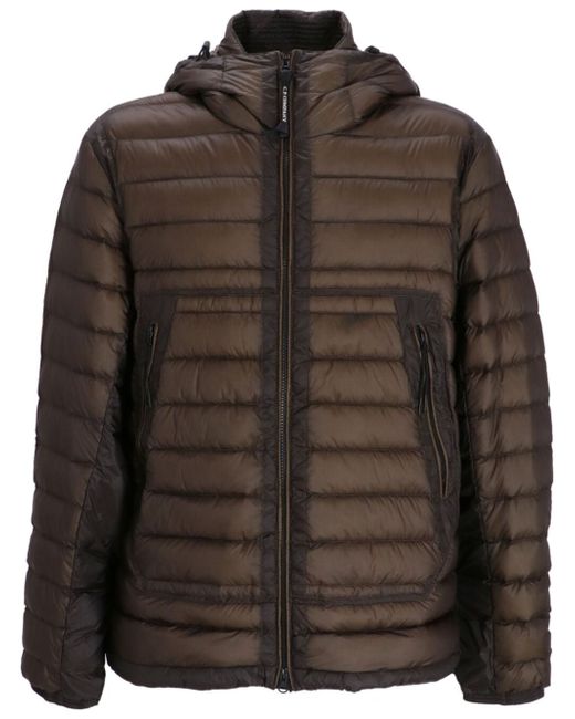 CP Company D. Shell hooded down jacket
