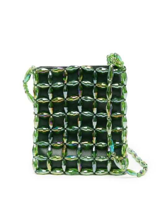 0711 Liv bead-embellished shoulder bag