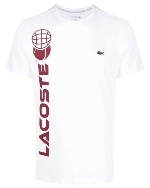 Lacoste x Daniil Medvedev logo-print jersey T-shirt