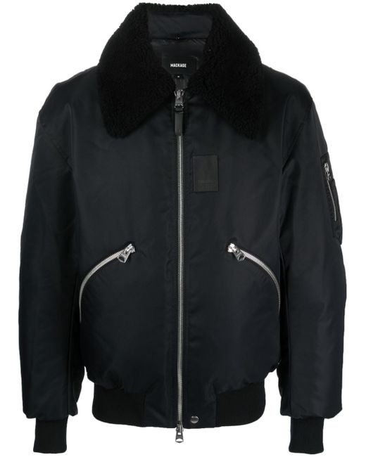 Mackage Leonard wool bomber jacket