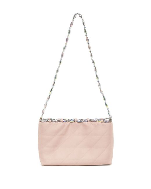 0711 Natalie bead-embellished shoulder bag