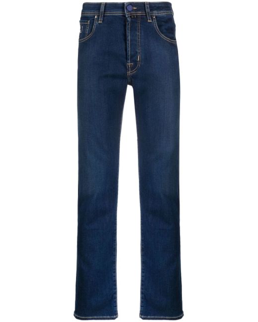 Jacob Cohёn mid-rise tapered-leg jeans