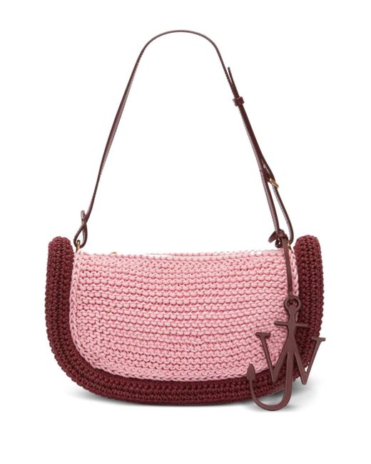 J.W.Anderson Bumper-15 crochet-knit shoulder bag