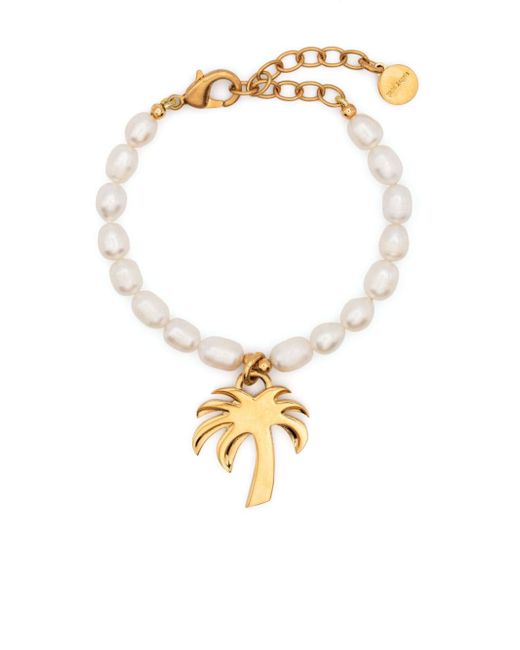 Palm Angels Palm charm pearl bracelet