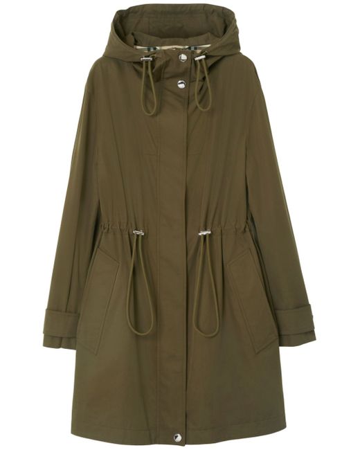 Burberry hooded parka coat