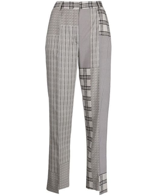 Ports 1961 mix-print tailored wool trousers