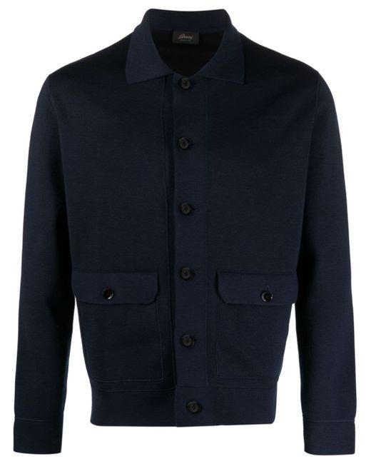 Brioni long-sleeve knitted shirt