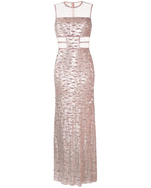 Jenny Packham Nixie sequinned tulle gown