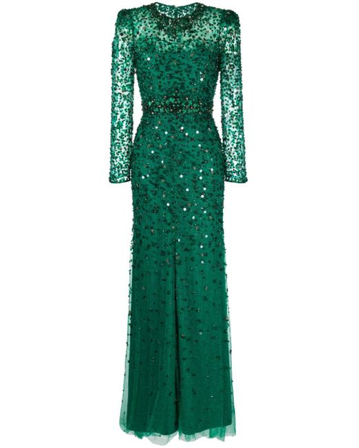 Jenny Packham Aura sequin-embellished gown
