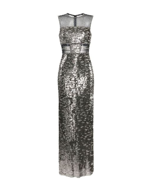 Jenny Packham Nixie sequined tulle gown