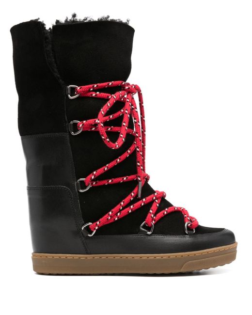 Isabel Marant Nowles lace-up snow boots
