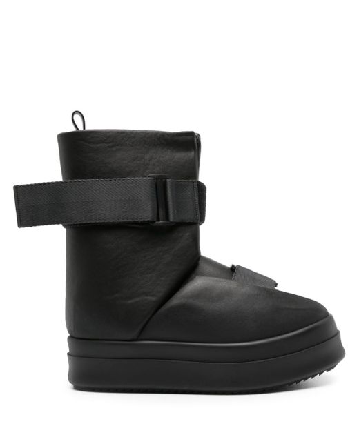 Rick Owens buckled leather ankle boots