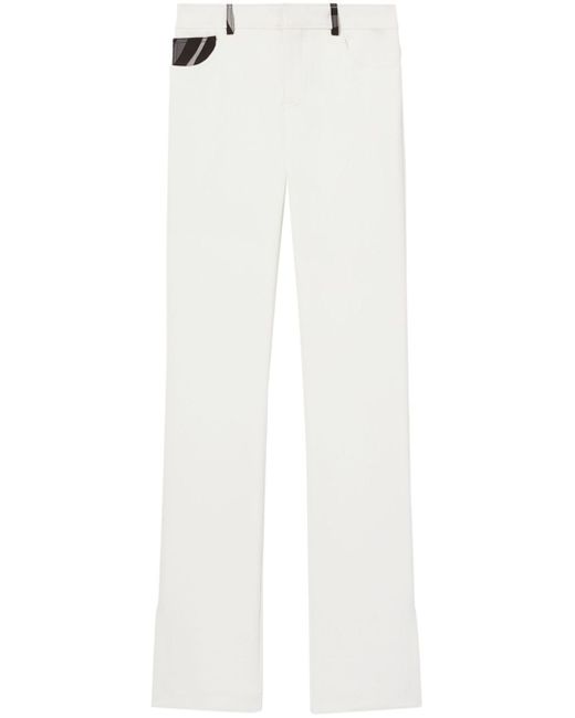 Pucci Marmo-print straight-leg trousers